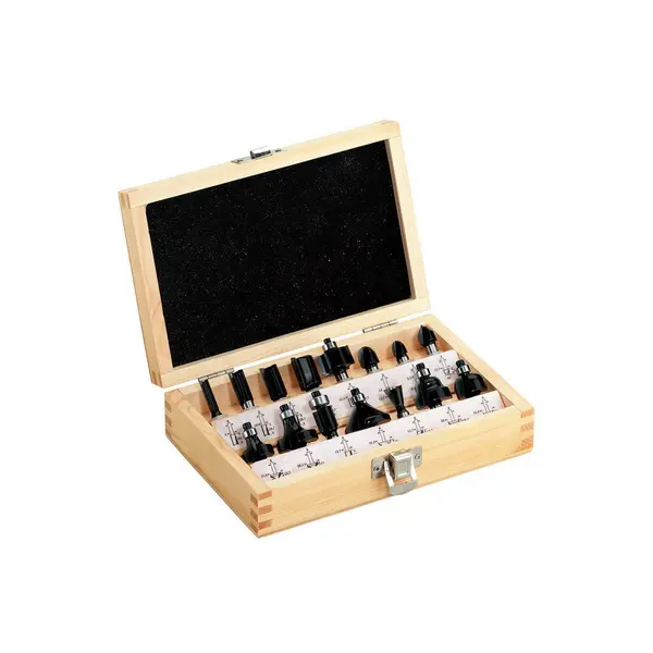 Coffret de15 fraises SP, 8 mm - Metabo