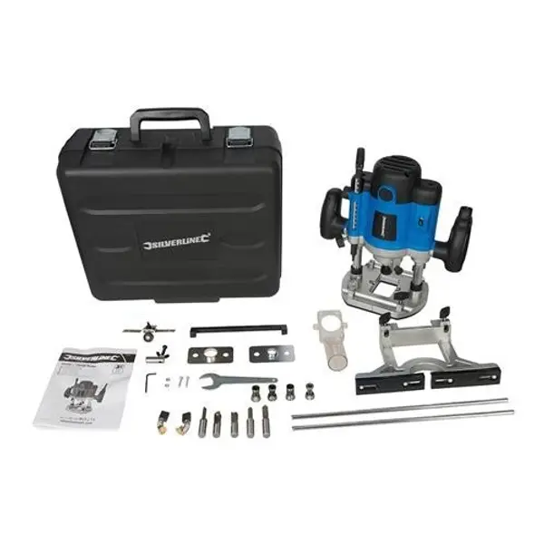 Défonceuse plongeante 1/2" 2050 W - SILVERLINE 124799