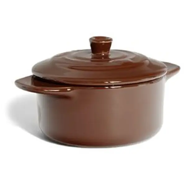 Mini cocotte individuelle en céramique avec couvercle (2 modèles)