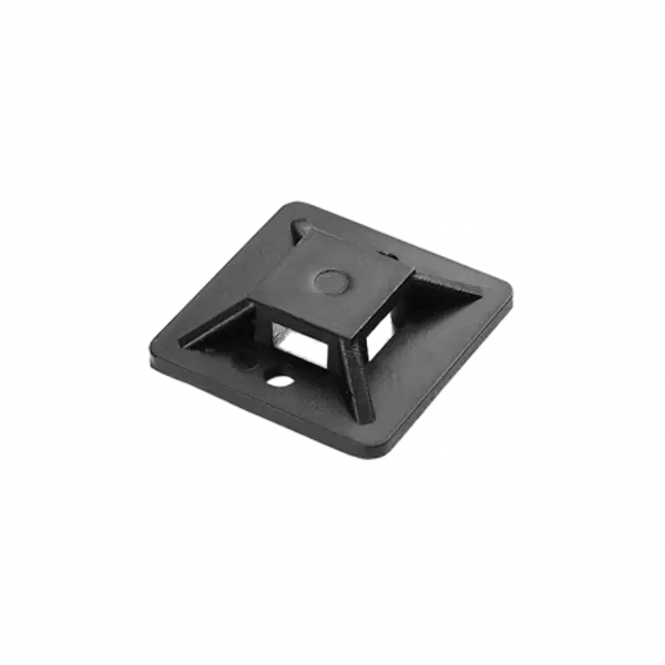 Sachet de 10 embases adhésives pour collier attache câble - Embase 30x30mm