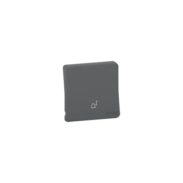 Mureva Styl - Enjoliveur avec symbôle sonnette - IP55 - IK08 - gris - MUR34201
