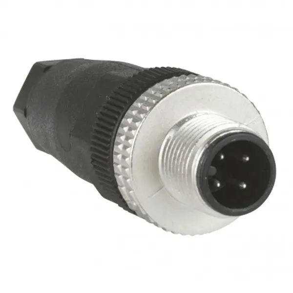 XZCC12MDM40B Schneider OsiSense XZ - connecteur nu mâle - M12 - 4 broches - droit