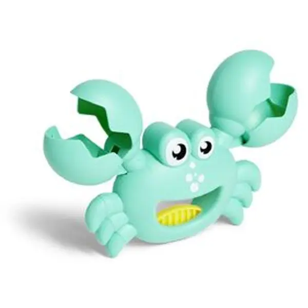 Pince à sable et coquillage forme crabe plastique (2 modèles)