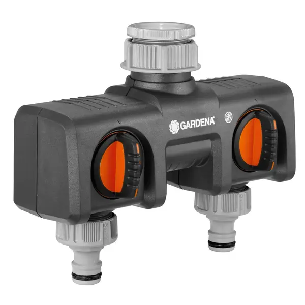 Sélecteur d'arrosage sur robinet 2 circuits filetage 33,3 mm - GARDENA