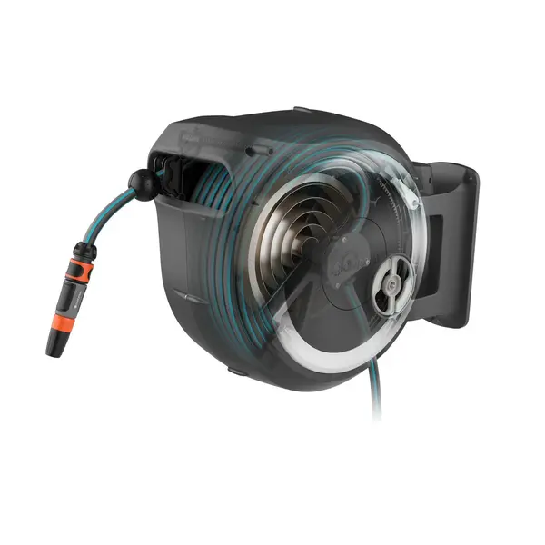 Dévidoir automatique mural RollUp L 30 m - GARDENA