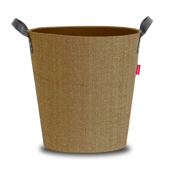 Panier à bûches et à granulés - Dama rond - sable - LE MARQUIER