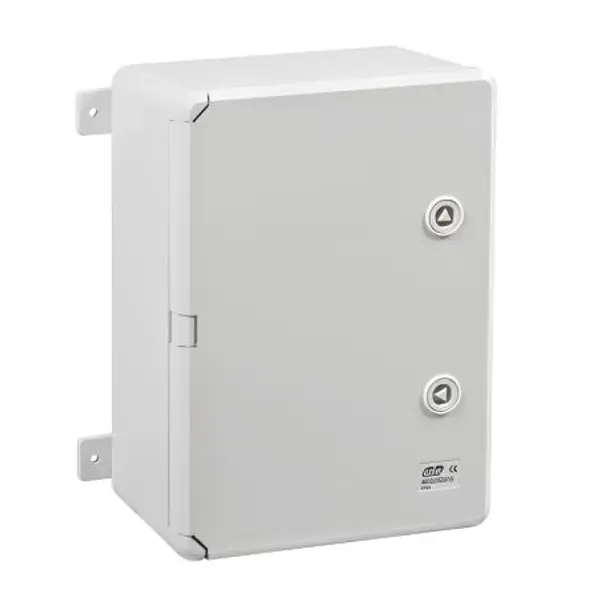 ABS302013 IDE Coffret ABS étanche IP65 300X200X130 Porte opaque - avec plaque de montage
