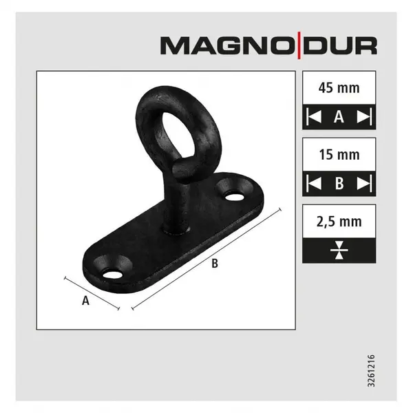 Crampon à visser 17 acier zingué Magnodur, SUKI - SUKI
