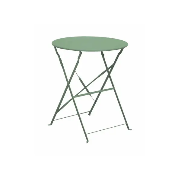 Guéridon Cuba rond - 60 cm de diamètre - amande - PROLOISIRS