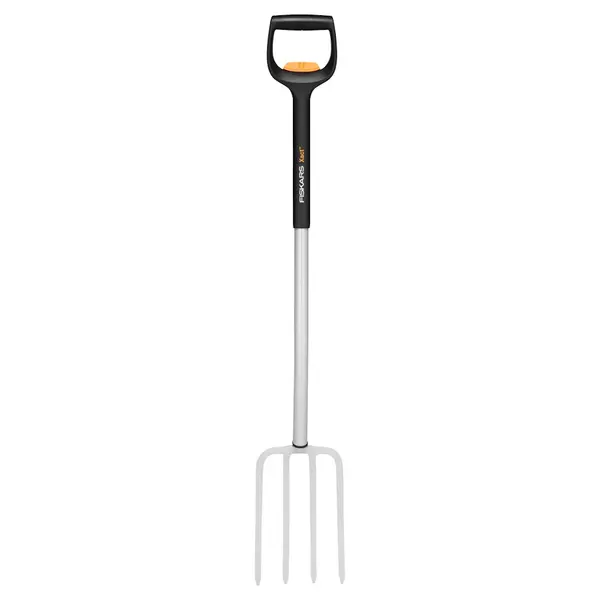 Fourche à bêcher télescopique - Xact - ameublir le sol et déplacer les végétaux - FISKARS