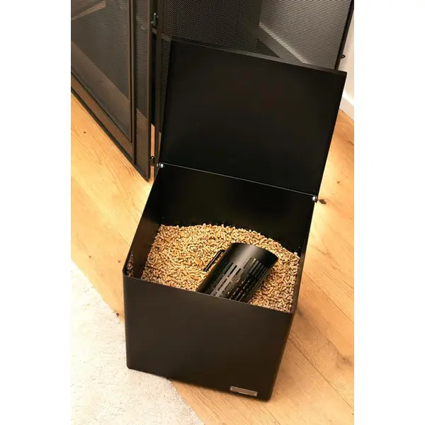 Coffre à granulés - Original GM à roulettes - L.40xP.35xH.45 cm (capacité 2 sacs 15 kg) - Origine France - LE MARQUIER