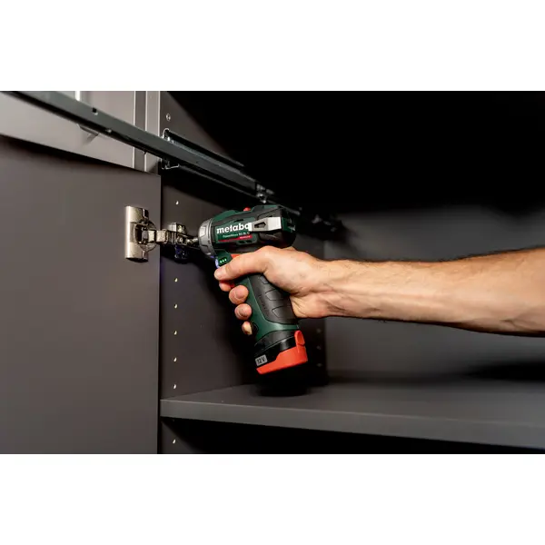 Coffret Perceuse visseuse 12 V sans fil PowerMaxx BS BL Q 2 x 2,0 Ah Li-Power, LC12 - Metabo