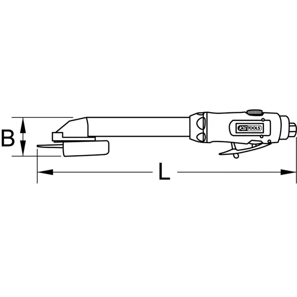 Mini meuleuses d'angle pneumatiques SlimPOWER - 9,6 mm