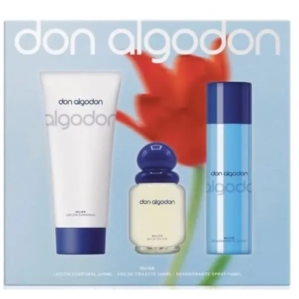 Don Algodon Set Mujer(Col.100+Deo.+Loc)