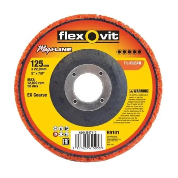 Disque à poncer Rapid Strip Flexclean 125mm Extra Flexovit