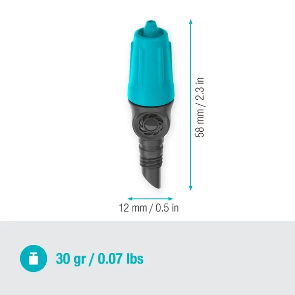 Goutteurs réglable Micro-Drip - 0-15 l/h - Boîte de 15 pièces - GARDENA