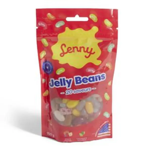 Bonbons Jelly Beans 20 saveurs goût fruité 150gr