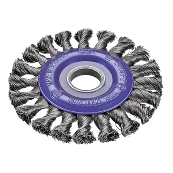 Brosse Circulaire Acier Torsade D125 Mm Ép.13 Mm Al.22,2 Mm Osborn