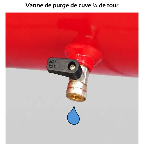 Compresseur 50L 2CV 8 bars sans huile SIL750 PRODIF - PRODIF