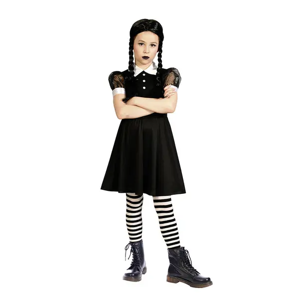 Déguisement Mercredi Addams enfant 7/10ans