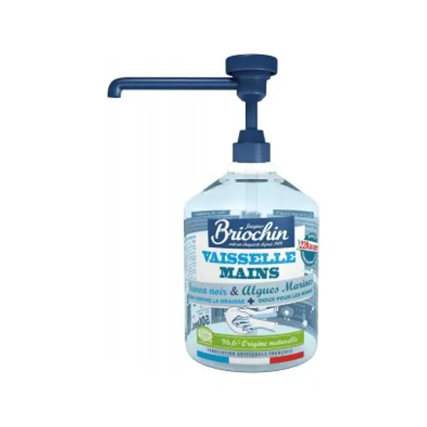 Liquide Vaisselle Savon Noir/Algues Marines - BRIOCHIN