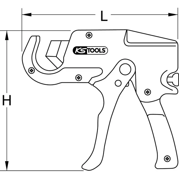 Cisaille «Revolver» pour tubes plastiques, Ø6 - 35 mm