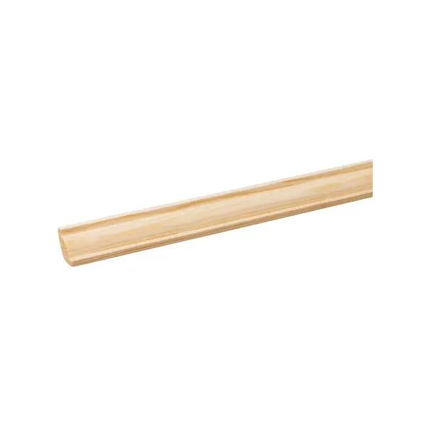 Moulure de plafond en pin 270 x 2,2 x 2,2 cm