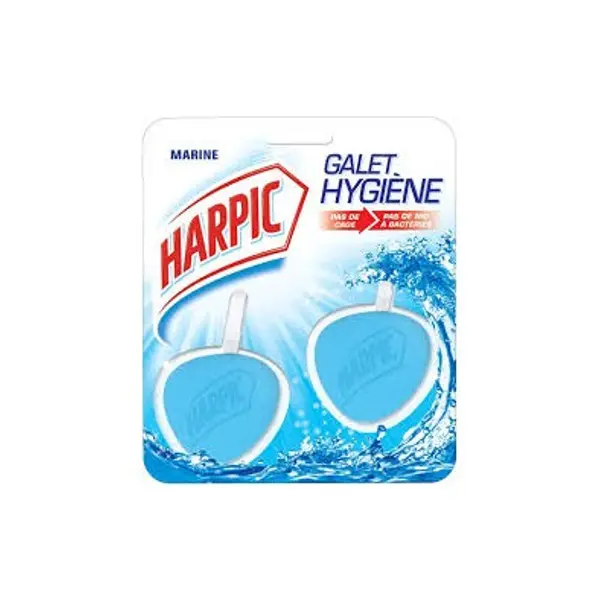 Harpic Blocs Wc Marine : Les 2 Galets De 40 G