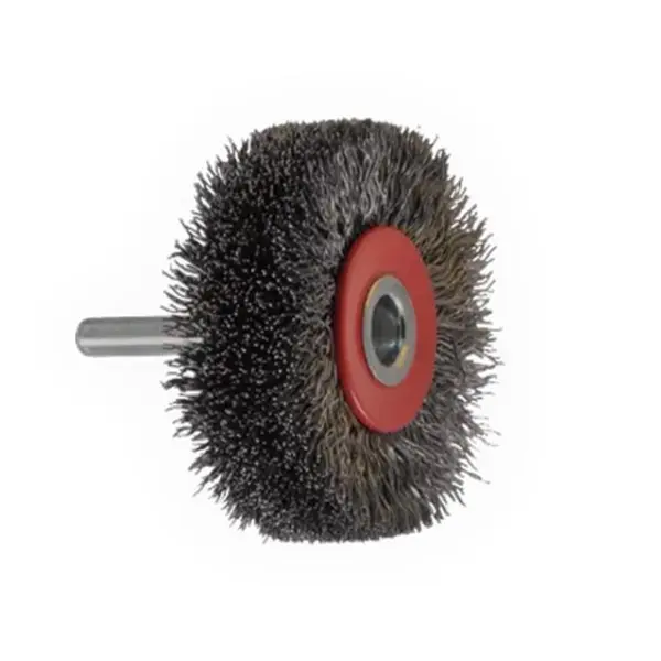Brosse Circ. Tige De 6 Mm D50Mm Ép.17 Mm Acier Ondulé 0,30Mm Osborn