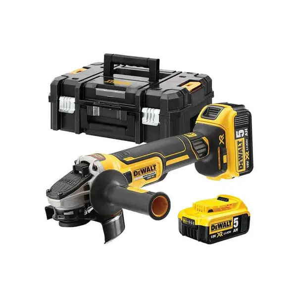 DEWALT Meuleuse d'angle 18V XR Ø125 mm 2x5 Ah - DCG405P2