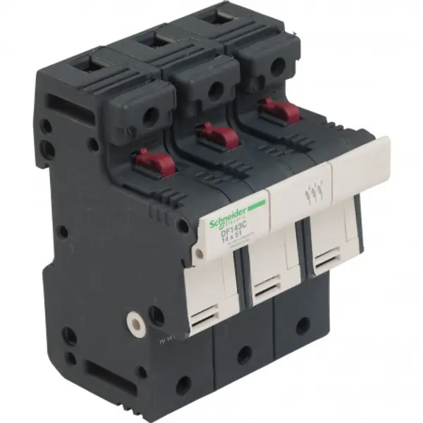 DF143C Porte fusible à tiroir 50A - 3P - pour fusibles 14x51mm - Schneider Electric TeSys DF