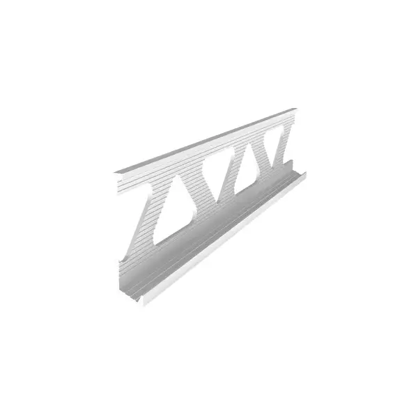 Profilé PVC soubassement 3432 - 10 x 38 mm - 3,00 ml - blanc