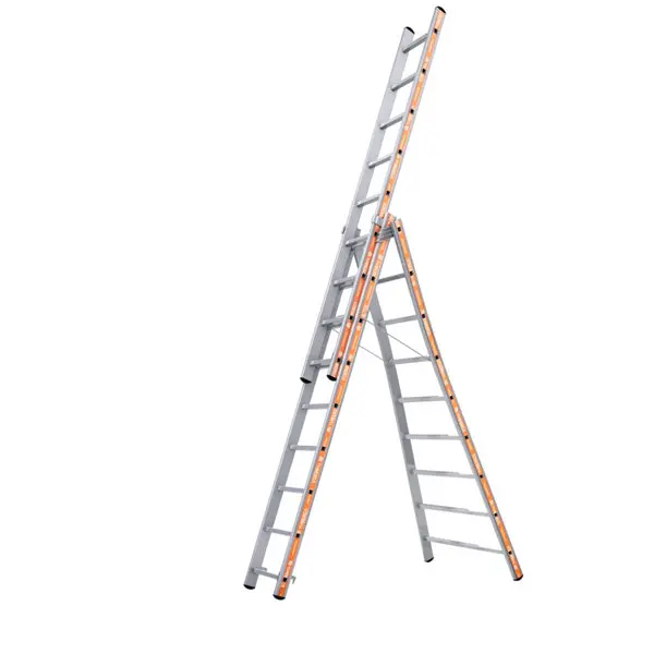 Échelle transformable 3 x 9 aluminium PRONOR