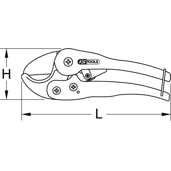 Cisaille pour tubes plastiques, Ø0-32mm