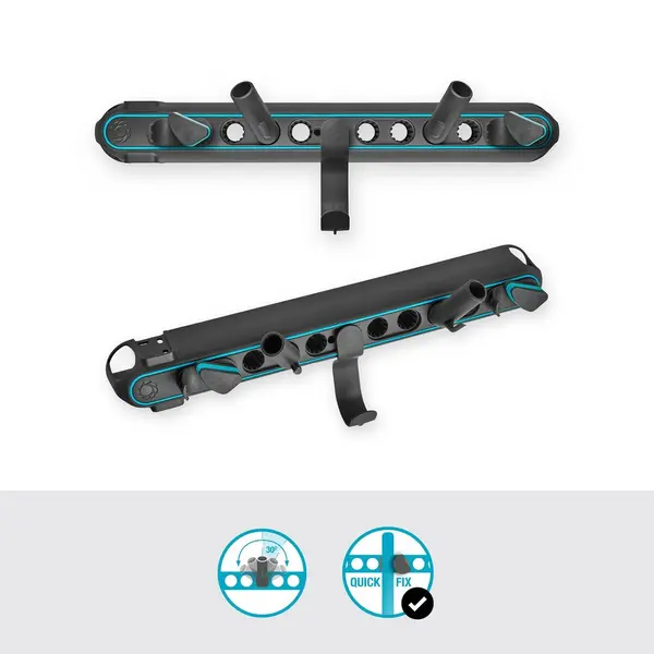 Support mural combisystem FLEX pour ranger les outils de jardin - GARDENA