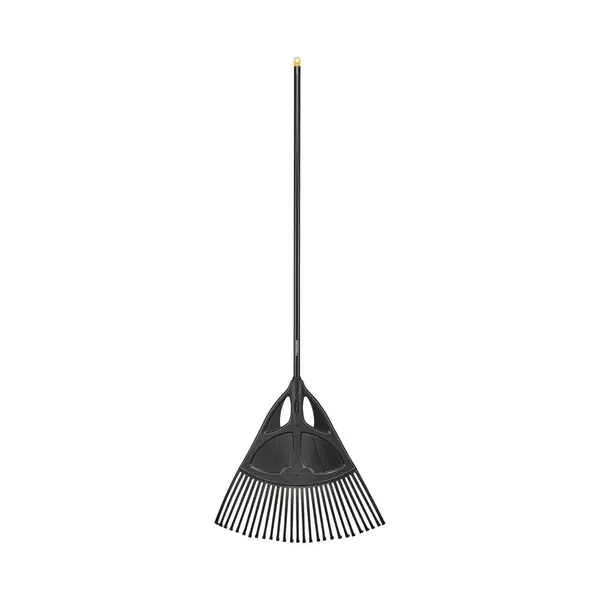 Balai à feuilles XL "Solid" manche métal - FISKARS