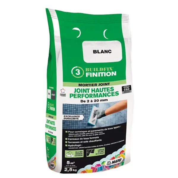 Joint hautes performances blanc 2,5 kg
