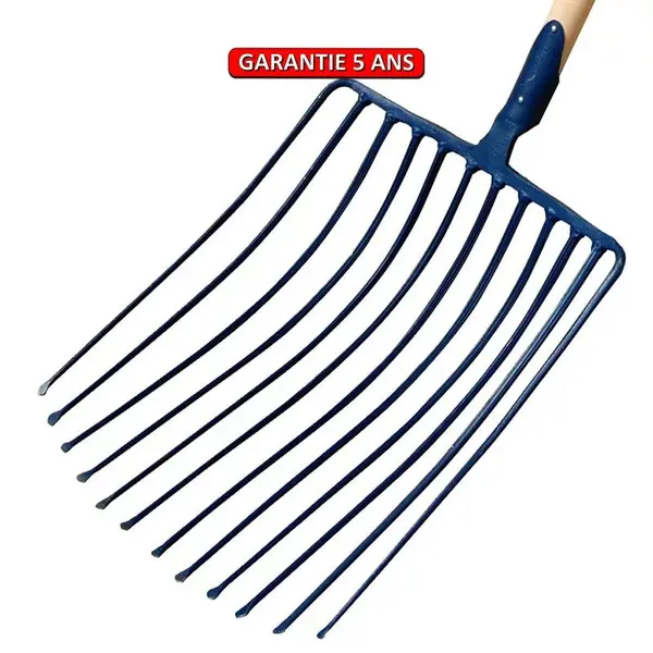Fourche a coques 12 dents - sans manche - PERRIN