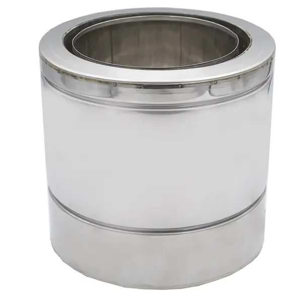 Adaptateur bas conduit flexible isolé vers conduit DP Pellets Ø100 - Joncoux