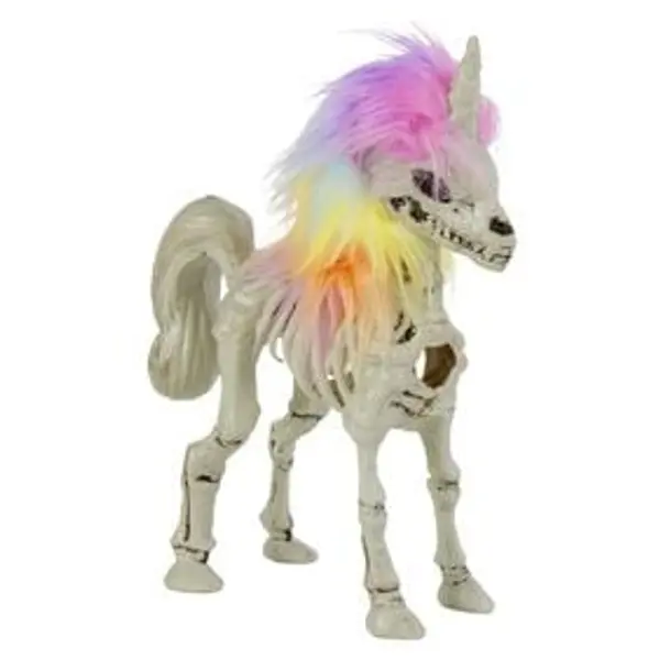 Licorne squelette crinière multicolore