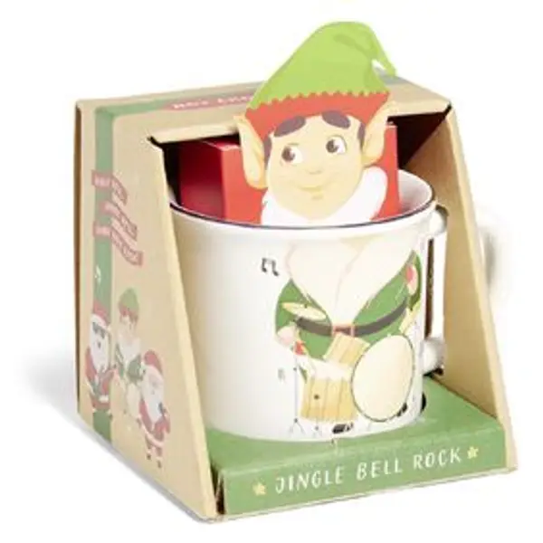 Mug Noël gourmand Ø11xH16cm - 3 modèles