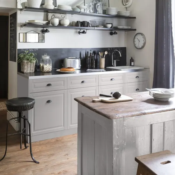 Peinture Relook bois MAISON DECO, gris cendre satine, 1 l - MAISON DECO