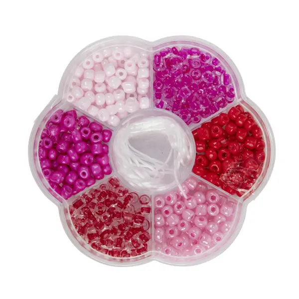 Boîte de perles multicolores 30g