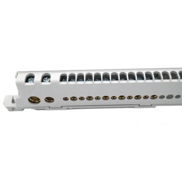 22002 IDE Barrette de terre pour coffret 12 modules 2x(12+2 connexions) IP65 - ECOLOGY - STAR