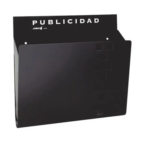 Cesta publicidad JOMA mod. 4 Cesta Public. Acero.Negro.M.32X9Xh31,5Cm