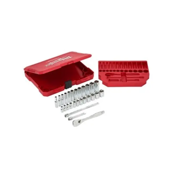 Coffret à douilles métrique 1/4" - MILWAUKEE 4932464943