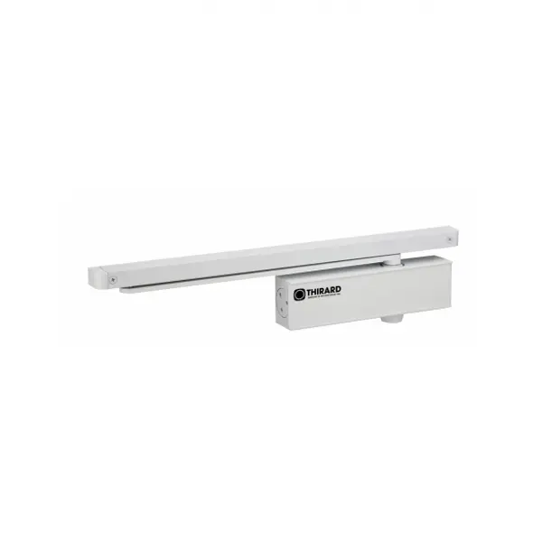 Ferme-porte automatique hydraulique Design force 3, bras coulissant, blanc - THIRARD