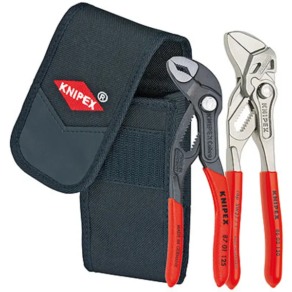 Jeu de 2 pinces multiprise avec étui - KNIPEX