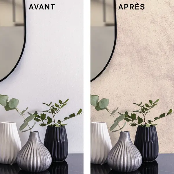 Peinture à effet, Sable precieux MAISON DECO, opale, sablé, 2l - MAISON DECO