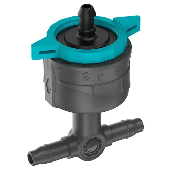 Goutteurs en ligne réglable et régulateur de pression 1 - 8 l/h - Boîte de 5 pièces - GARDENA